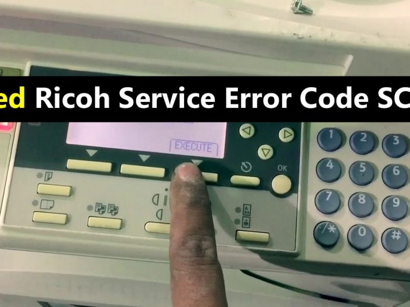Ricoh Service Error Code SC542