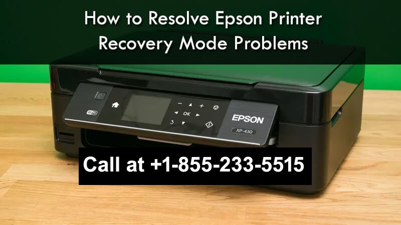 Epson Printer Recovery Mode