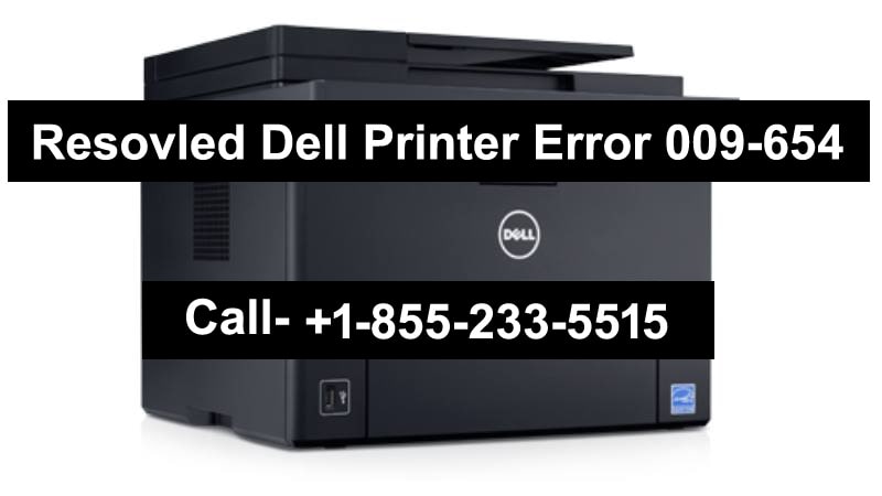 Dell Printer Error 009-654