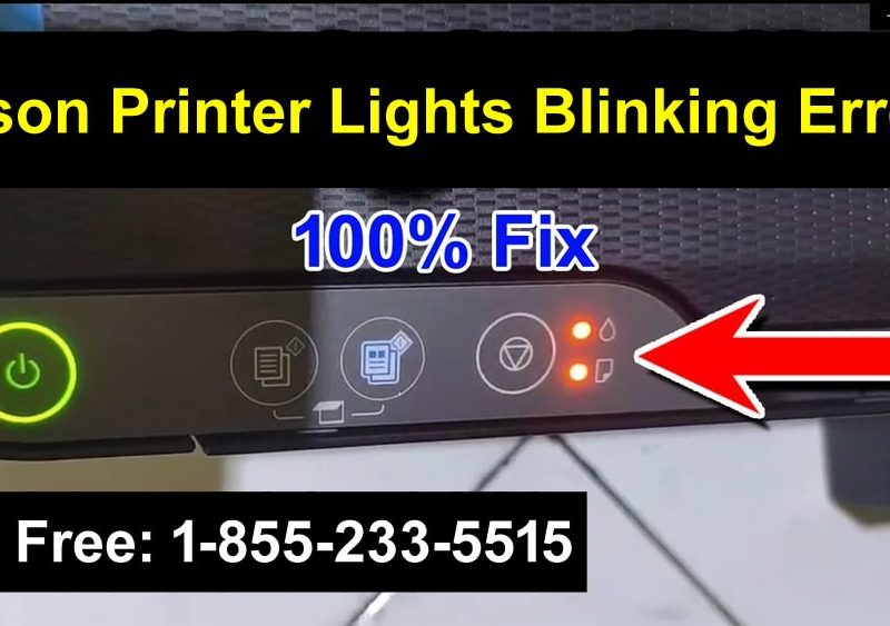 Epson Printer Lights Blinking Error