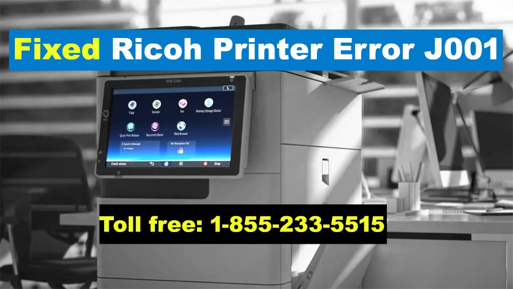Ricoh Printer Error J001
