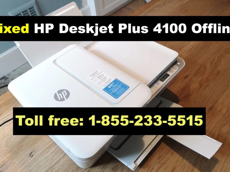 HP Deskjet Plus 4100 Offline