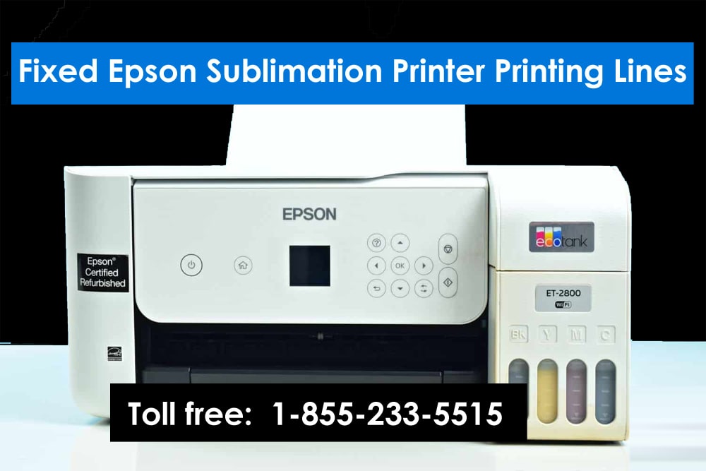 Epson Sublimation Printer Printing Lines