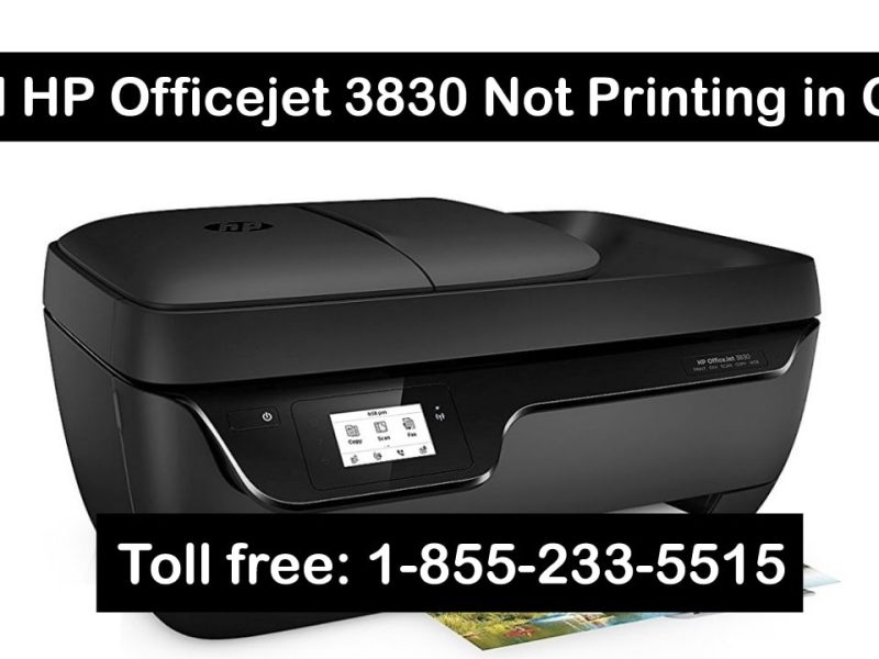 HP Officejet 3830 Not Printing