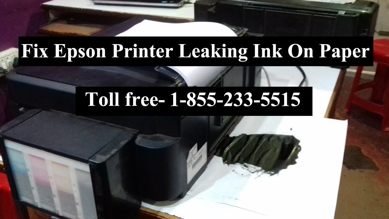 Epson Printer Leaking Ink On Paper