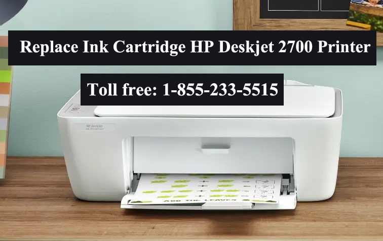 Replace Ink Cartridge HP Deskjet 2700 Printer