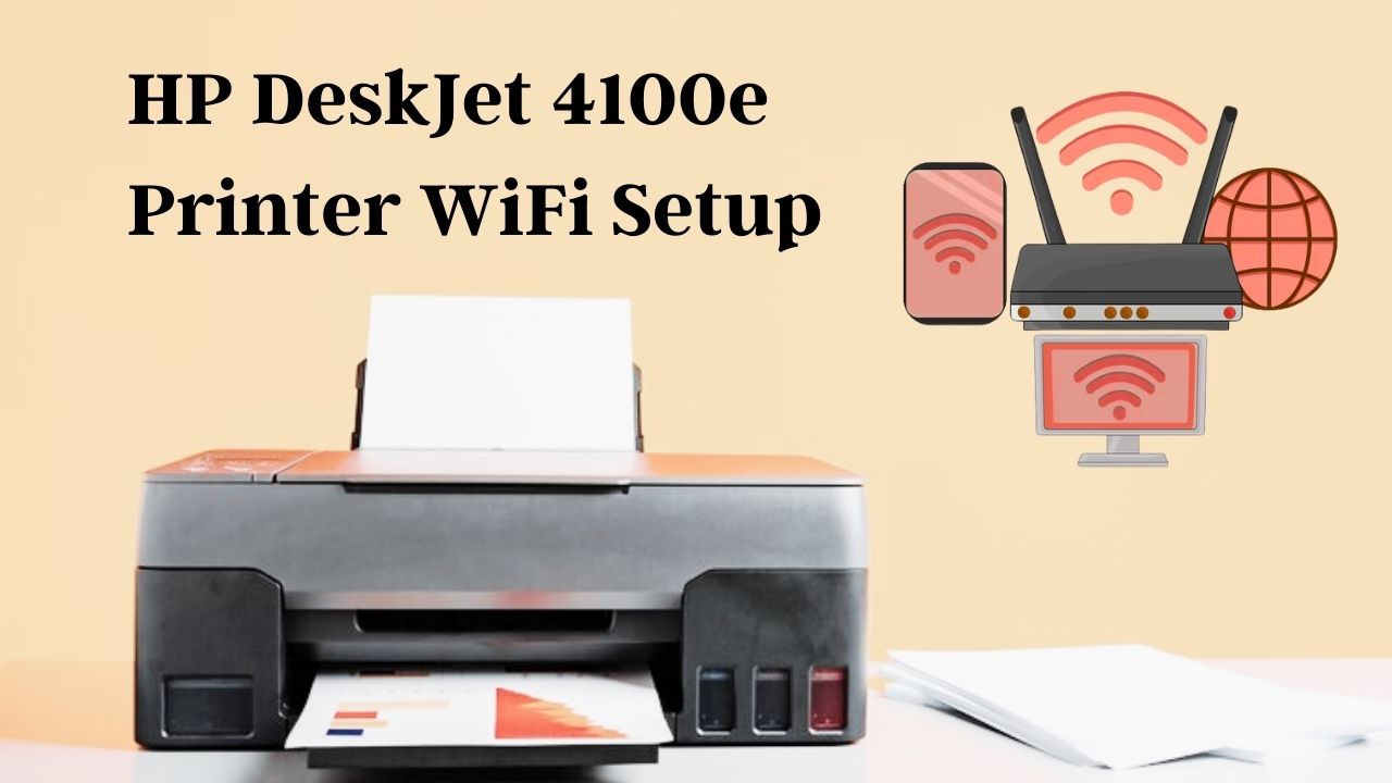 HP DeskJet 4100e Printer WiFi Setup