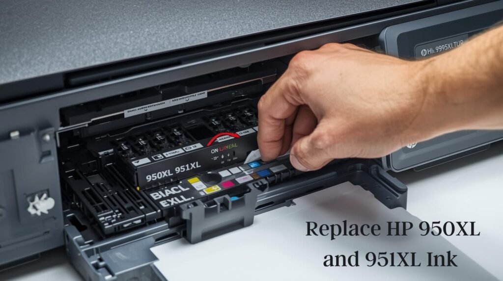 Replace HP 950XL and 951XL Ink